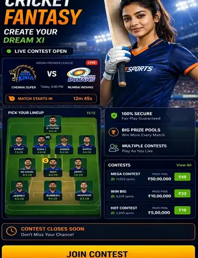 Panel Chart (panel chart) fantasy cricket & matchday visual 3