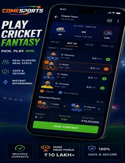 Panel Chart (panel chart) fantasy cricket & matchday visual 2